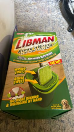 Libman Rise n Wring Flat mop New in box