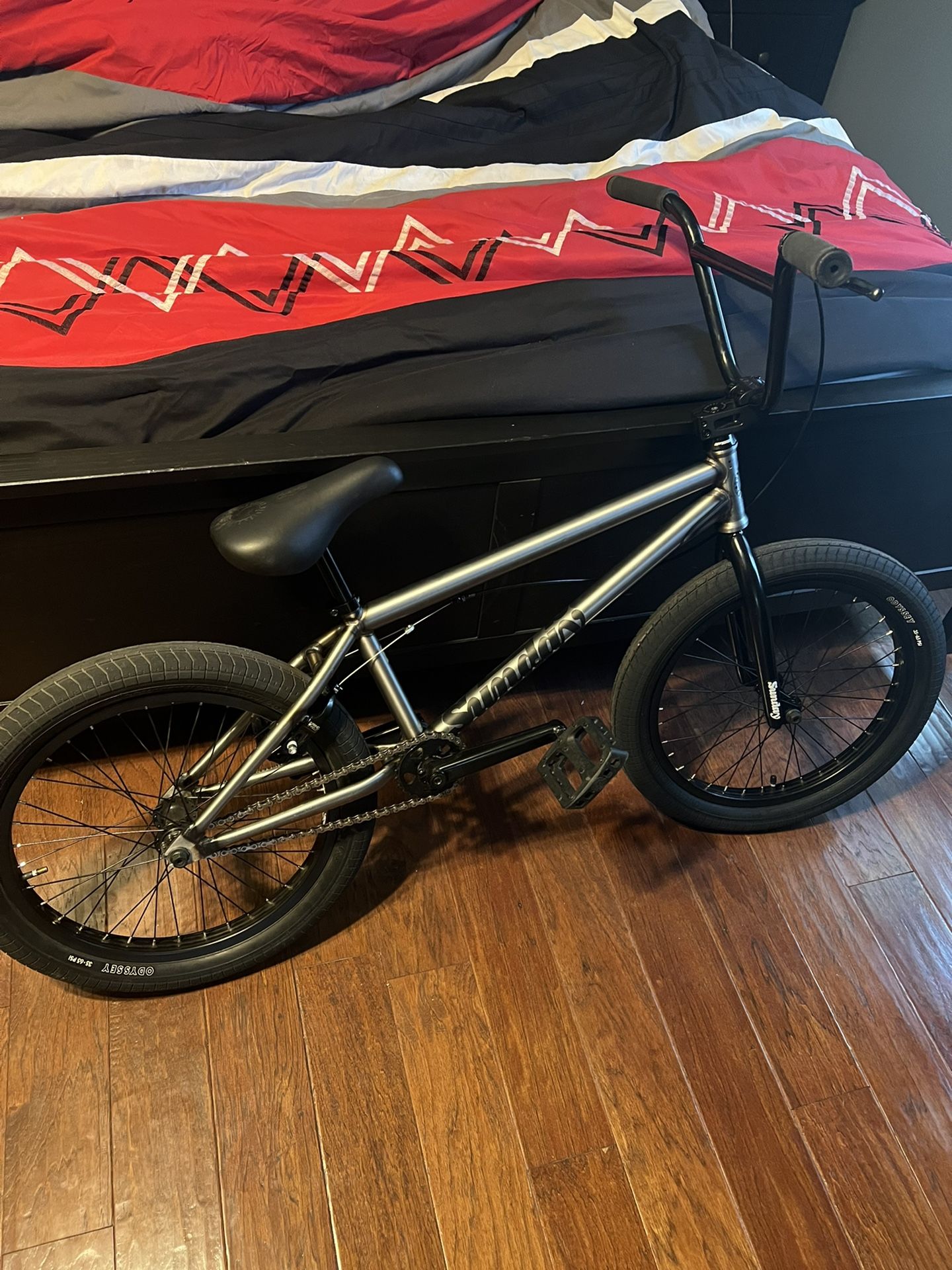 Great Condition Sunday EX Chromoly Bmx Bike Julian Artega Cassette Version, Matte Raw Color, 21” Top Tube
