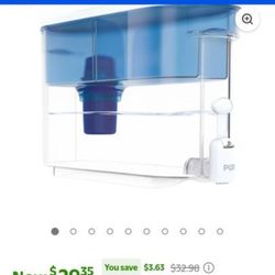 NEW PUR 30 Cup Dispenser Filtration System, Blue/White, DS1800Z - $15