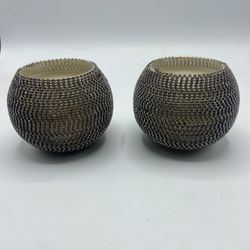 Z gallerie Rhinestone Candle Holders - Pair