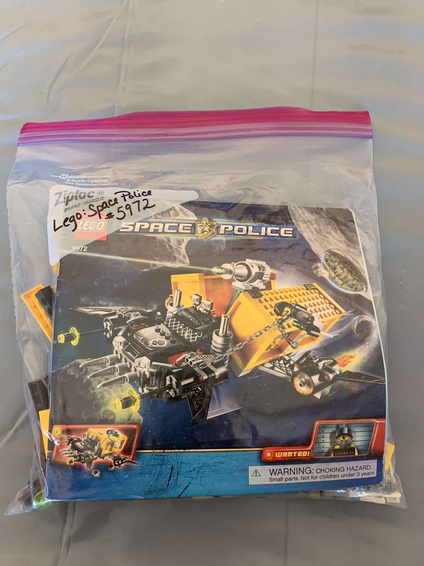 Lego 5972 Space Police Space Truck Getaway (282 Pieces) for Sale in