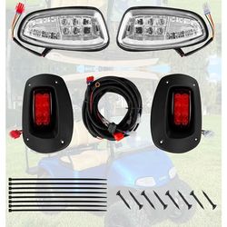 Golf Cart Light Kit for EZGO RXV 2008-2015 Moldes (Wiring Harness Included)