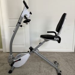 Stamina Recumbent Exercise Bike with Upper BodyExerciser