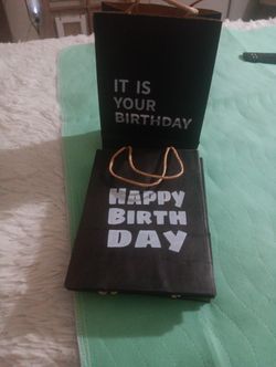 New Small  Bday Gift Bags