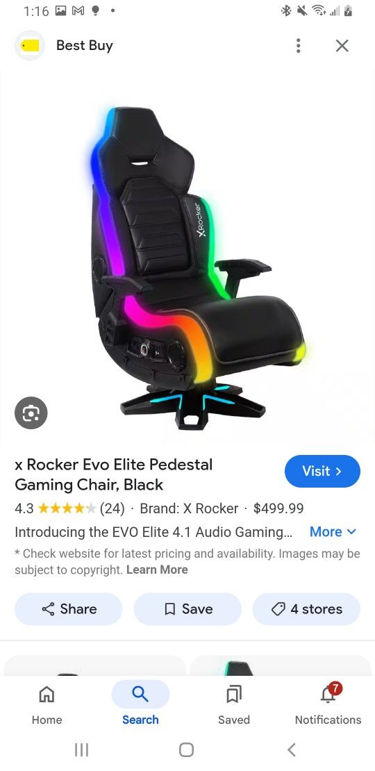 Xrocker Evo Elite Gaming Chair