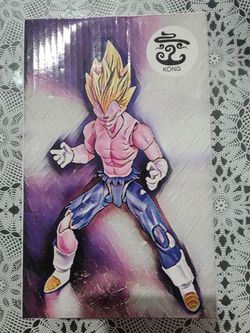 SH Figuarts Dragon Ball Z Kong Studio Majin Vegeta SSJ Battle Damaged with Ultra Ego Head