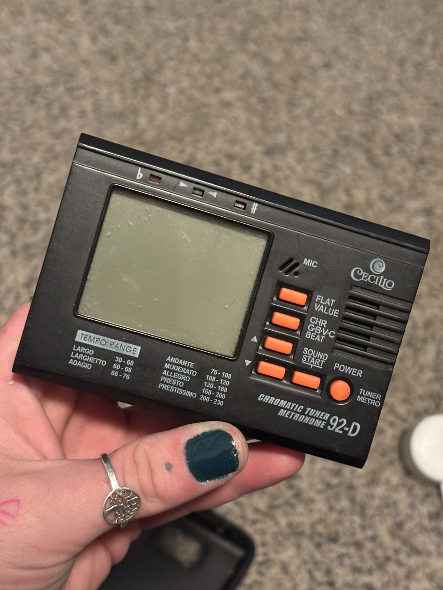 Chromatic Metronome Tuner 92-D