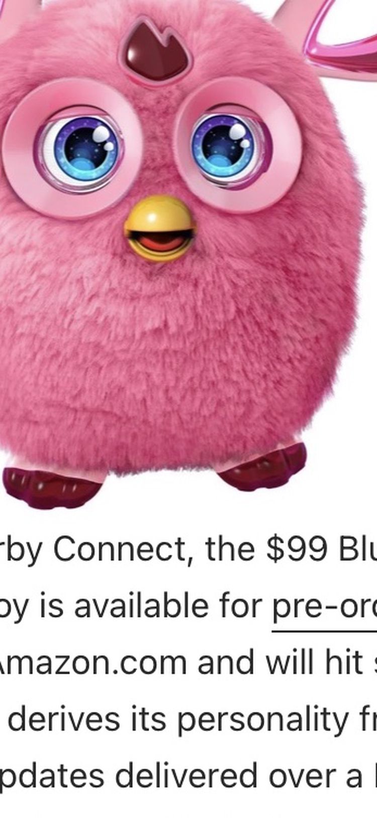 Pink Furby connect
