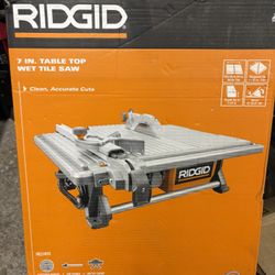 RIDGID 7 in. Blade Corded Tile Saw (New blade)