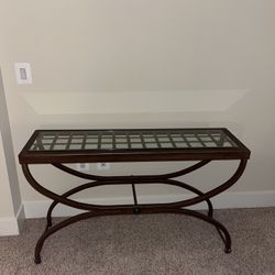 Wooden Glass Table