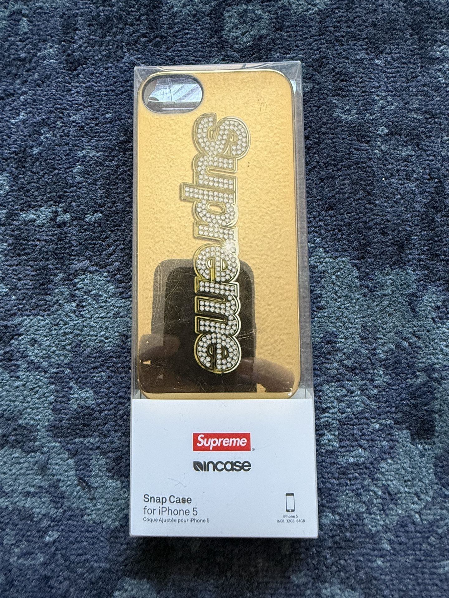 Supreme Gold Bling Box Logo Phone Case