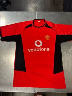 Vintage Manchester United 04 Deportiva Red Unisex Soccer Jersey Size Adult L