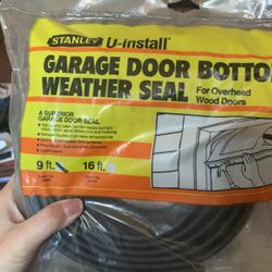 Garagedoor Bottom weather Seal Stanley U-install
