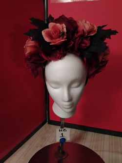 Headband Floral Corona Halloween Dia De Los Muertos