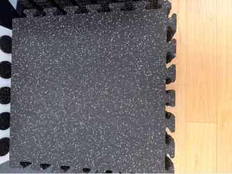 REGUPOL ALL RUBBER GYM FLOOR TILES ($21 per square tile )
