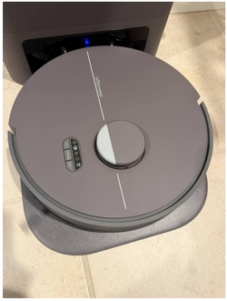 bObsweep - Dustin Self-Emptying Robot Vacuum & Mop with Odor Control Dock, 1 Gal Capacity - Night