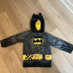 Batman Raincoat Size 5