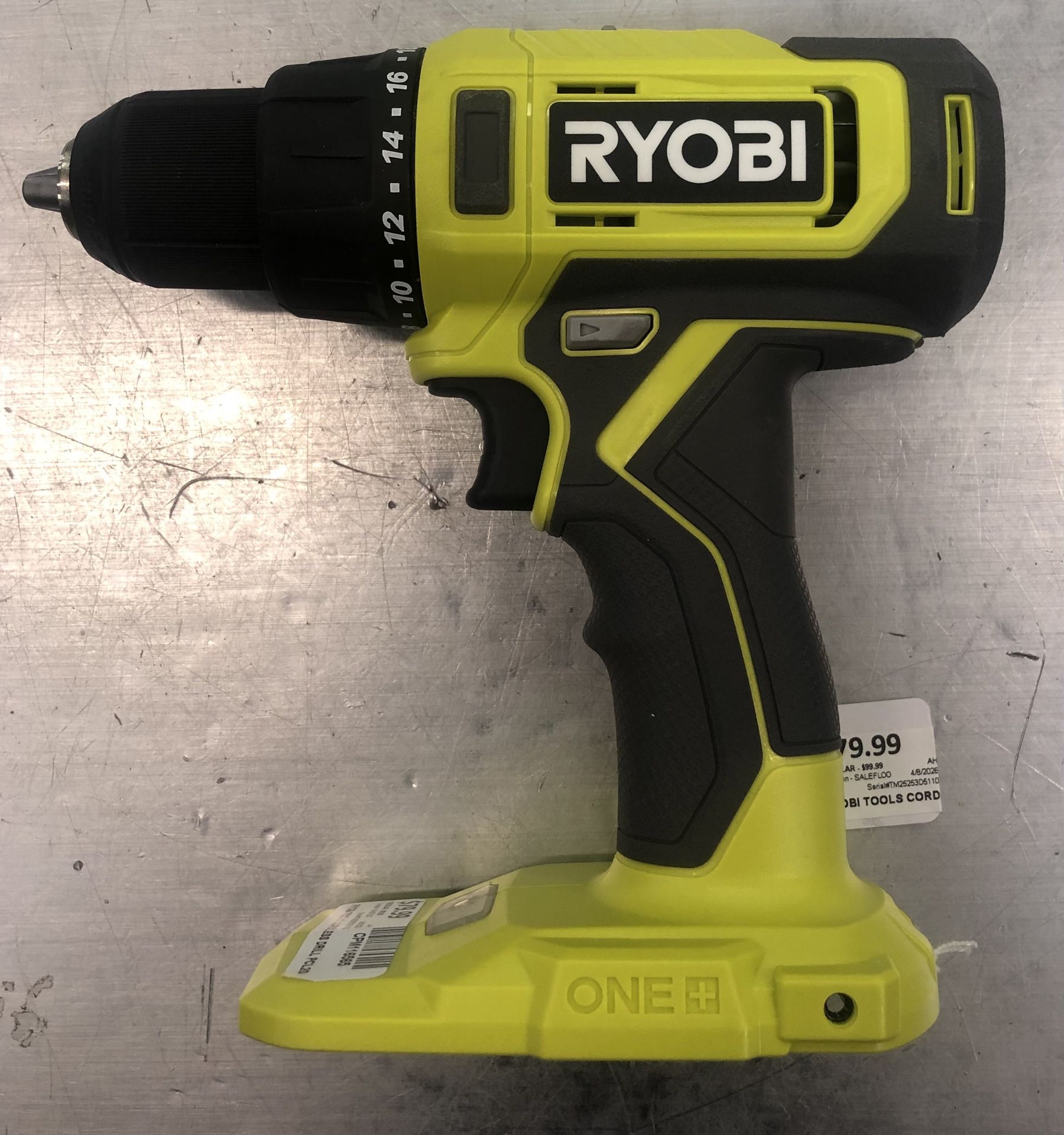 Ryobi cordless drill PCL20