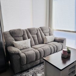 Ashley Reclining Furniture Living Set (All Included + Coffee Table + Rug 6x9)
