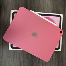 Pink IPad A16- 128 GB and Apple Usb-c pencil