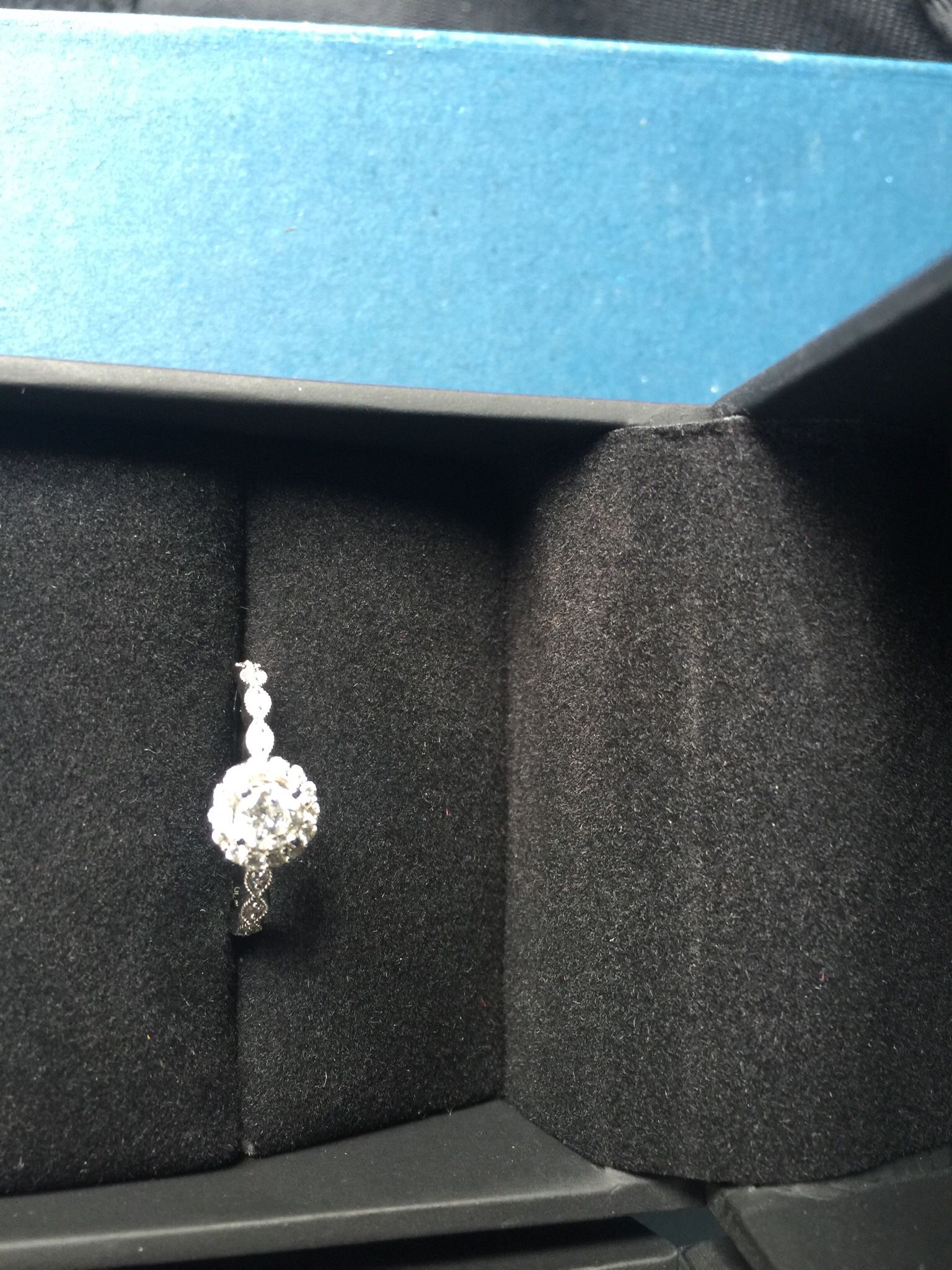 Wedding Set White Gold 10k Engagement Ring And Wedding Ring