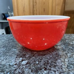 Vintage Fire King Bowl.  Preowned.  Has been on display in a cabinet.  Smoke free home 