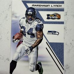 2012 Panini NFL Player of the Day #7 Marshawn Lynch Seattle Seahawks