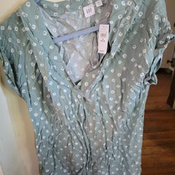 Green Patterned Tunic 