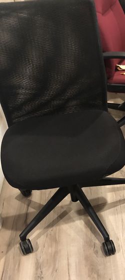 Black office chairs