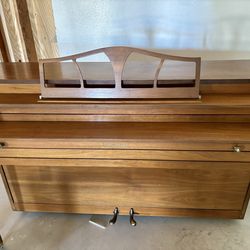 Antique upright piano