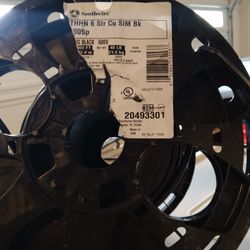 6 Gage Stranded THHN Black.