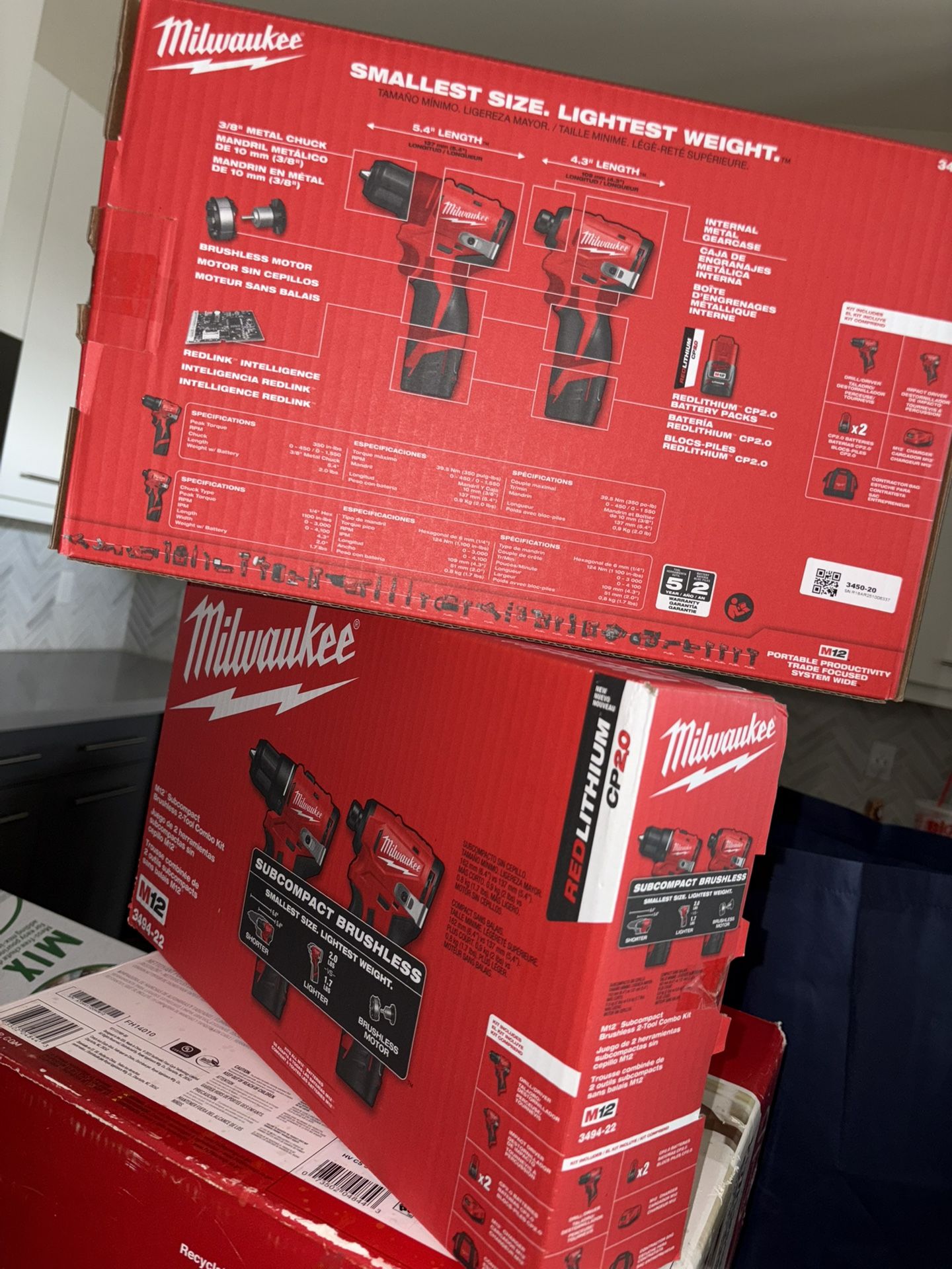 Milwaukee M12™ Subcompact Brushless 2-Tool Combo Kit