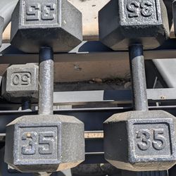 35lb dumbbells