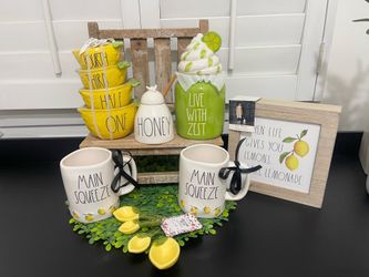 Rae Dunn Lemon Bundle - 7 piece bundle set