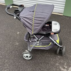 Babytrend Stroller Collapsible Covered Gray