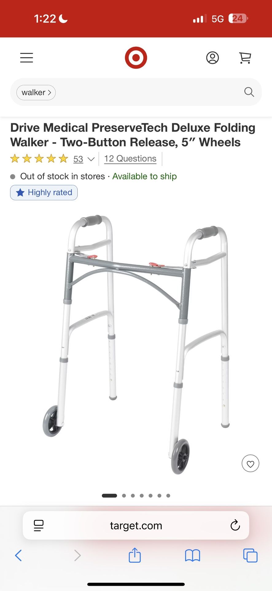 Brand New walker