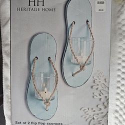 Wall Candle Sconces in Flip Flops