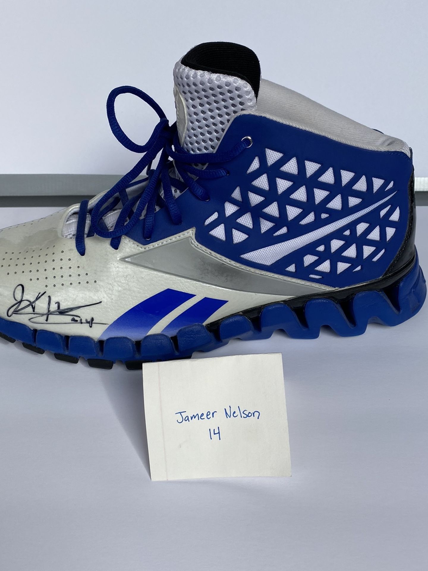 Reebok Left Shoe Signed By Jameer Nelson, There Is Only One Shoe.