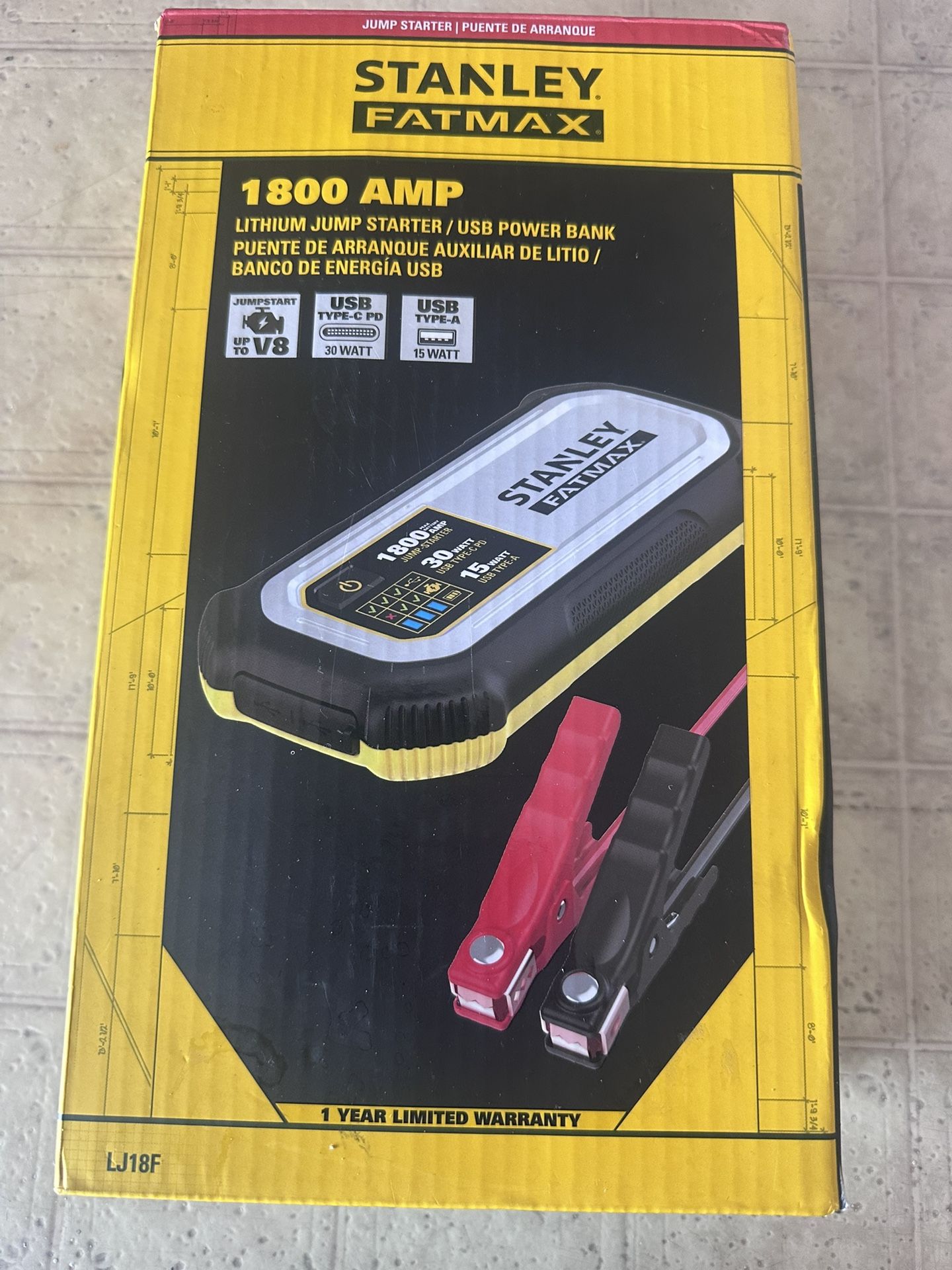 Portable Battery Jumper-Brand New