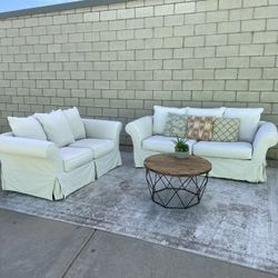 *Free Delivery* Rowe Furniture Couch Sofa Loveseat Set 