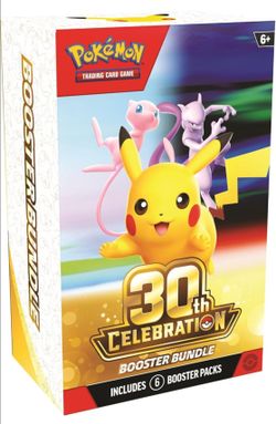 Pokémon 30th Celebration Booster Bundles & Mini Tins — Sealed