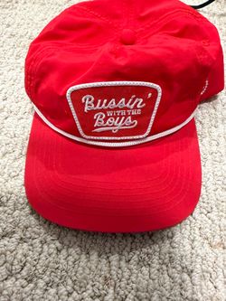 Bussin’ with the boys barstool sports red hat