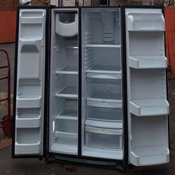 Side By Side Stainless Steel Refrigerator 