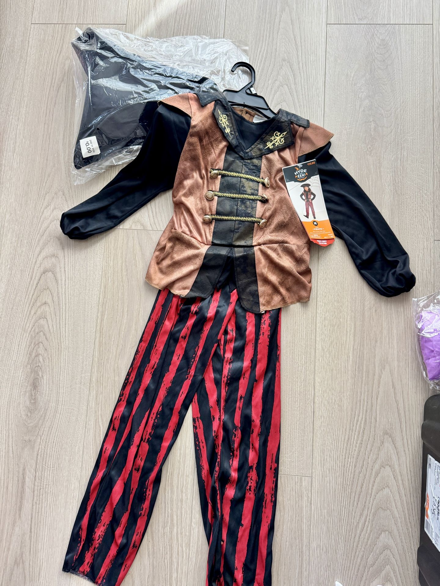 Pirate Costume Kids Medium (8-10)