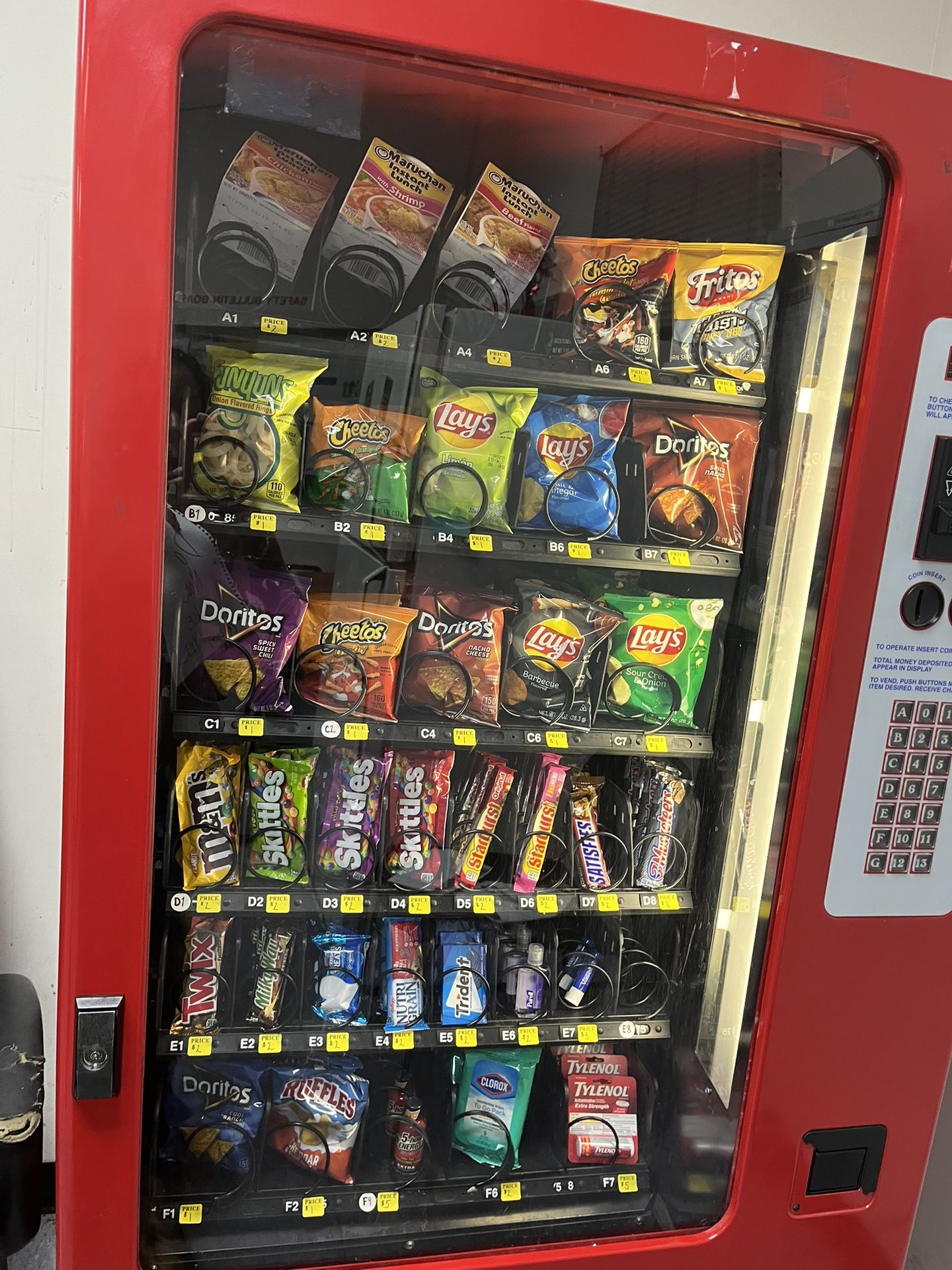 Vending Available For A Location !!!