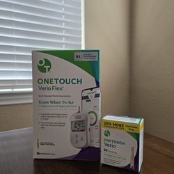 One touch monitoring system with test strips