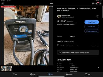 Miller Plasma Cutter
