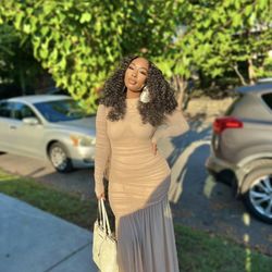 Ruffle Hem Dress