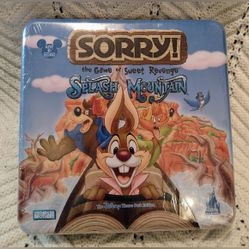 Disney’s Splash Mountain Board Game SORRY Theme Park Edition 2005 SEALED NEW NOS 