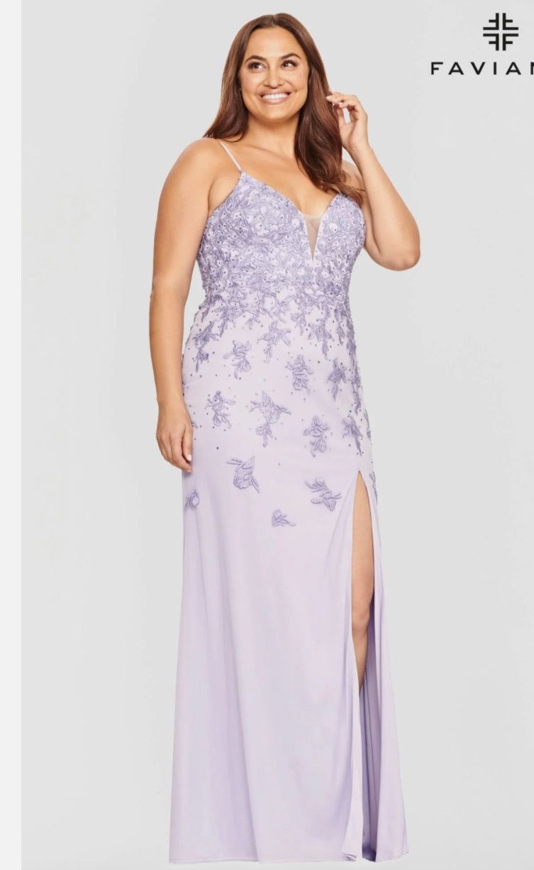 New Plus Size Prom Gown